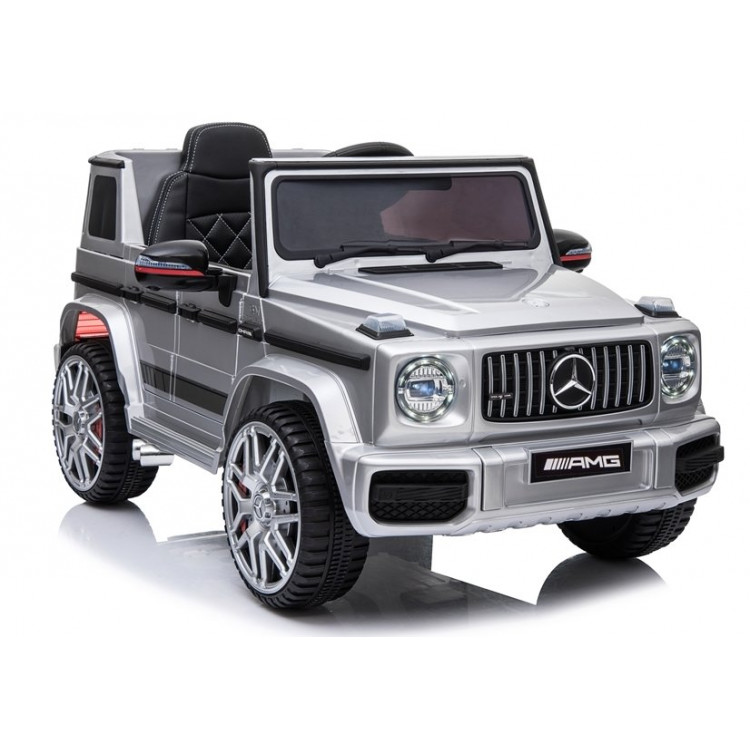 Elektrické autíčko Mercedes Benz G 63 AMG - lakované - strieborné